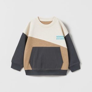 ZARA colorblock sweatshirt toddler